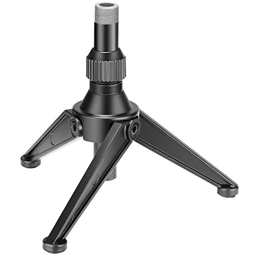 Oferta limitada: Neewer Mini trípode plegable de hierro para micrófono de escritorio, altura ajustable de 12,5 a 19 cm para conferencias, podcasts, chat en línea, reuniones, screencasts y más (NW-050) de 22.49 € a 22.49 € (ahorro 0.00%)