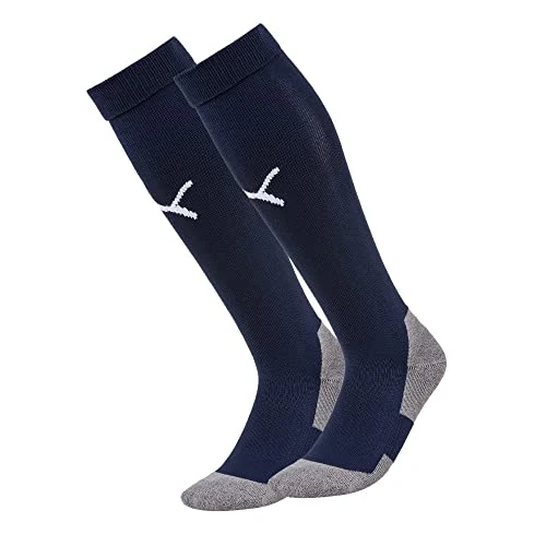 Offerta a tempo: Puma Team Liga Socks Core Calzettoni da Calcio, Blu (Peacoat/White), 43-46 Uomo - 35% da 9.95 € a 6.49 €