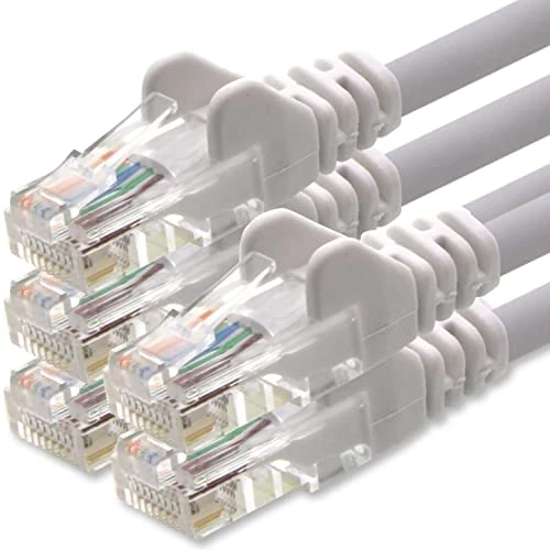 Tijdelijke aanbieding: 1aTTack.de Cat.6 netwerkkabel - wit - 5x - 0,5m - (Set) - CAT6 Ethernetkabel LAN-kabel 1000 Mbit patchkabel van 10.18 € naar 10.18 € (0.00% korting)