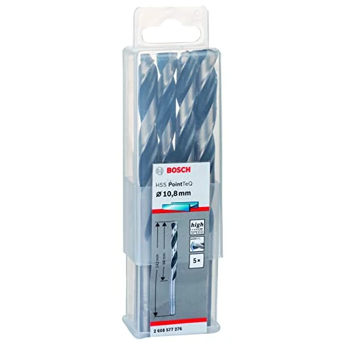 Offre limitée : Bosch Professional 5x forets hélicoïdaux HSS PointTeQ (pour métal, 10,8 x 94 x 142 mm, accessoires pour perceuses-visseuses) de 29.78 € à 29.78 € (0.00% de remise)