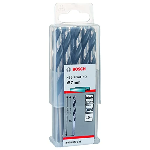 Limited-time offer: Bosch HSS-PointTeQ 7mm Metal Steel Quick Drill Bits from $34.97 to $34.97 (save 0.00%)