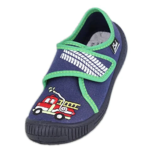 Beck Boy's Fire Low slippers, Blue, 6 UK Child