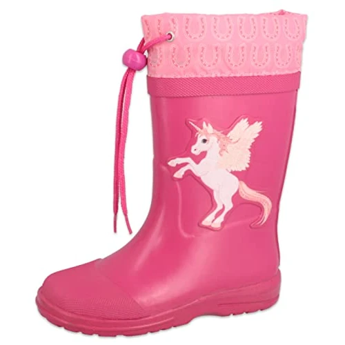 Tijdelijke aanbieding: Beck Eenhoorn rubberlaarzen voor meisjes, Pink Pink 06, 23 EU van 24.99 € naar 24.99 € (0.00% korting)