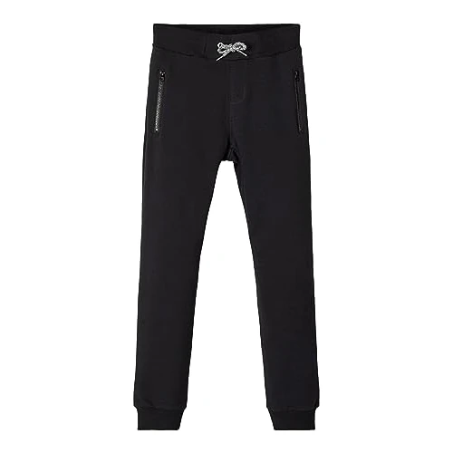 Offerta a tempo: NAME IT Nkmhonk Bru Swe Pant Noos, Pantaloni da Ginnastica Bambini e ragazzi, Nero (Black), 86 - 35% da 26.99 € a 17.42 €
