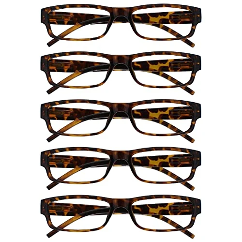 Offerta a tempo: OPULIZE Marrone Tartaruga Valore 5 Pacco Leggero Uomo Donna Rrrrr32-2 +2,00-106 Gr - 35% da 15.42 € a 10.04 €