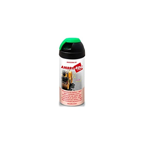 Offerta a tempo: Ambro-Sol V403NEROP Tracciante Marker Spray 360°, per Uso Professionale e Domestico, per Asfalti, Muri e Legno, Essiccazione Rapida, Bomboletta Spray in Banda Stagnata Riciclabile 500 ml, Nero - 0.00% da 18.70 € a 18.70 €