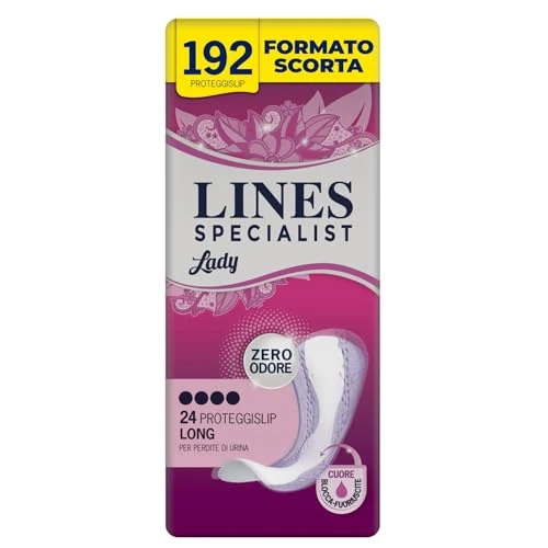 LINES Specialist Lady Ultra Mini Light Incontinence Pads, Pack of 192