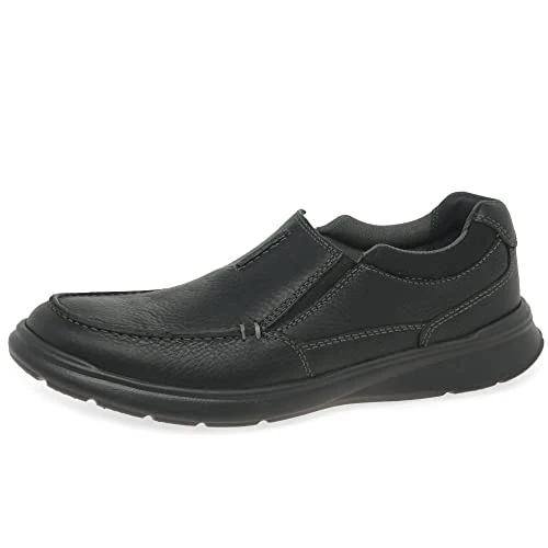 Limitiertes Angebot: Clarks Herren Cotrell Free Slipper, Black Oily Lea, 42.5 EU von 80.00 EUR auf 45.99 EUR (Spare 43%)