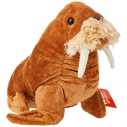 Limited-time offer: Wild Republic Walrus Plush Soft Toy, Cuddlekins Cuddly Toys, Gifts for Kids,Brown,20 cm from 12.99 £ to 12.99 £ (save 0.00%)