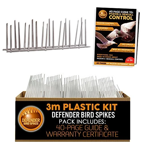 Offerta a tempo: Punte in plastica per allontanare i piccioni | includono colla e guida antivolatili (lingua italiana non garantita) - 0.00% da 30.68 € a 30.68 €
