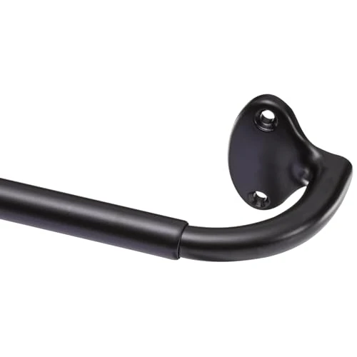 Offre limitée : Amazon Basics Tringle à rideaux extensible d'intérieur avec tringle incurvée de 122 à 224 cm - Noir de 32.18 EUR à 29.28 EUR (remise 9%)