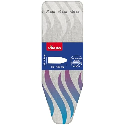 Offerta a tempo: Vileda Total Reflect Telo da Stiro, Copriasse da Stiro Universale, Imbottito, con Elastico, in Tessuto, Grigio, 142.5 x 45.6 cm - 35% da 22.90 € a 14.99 €