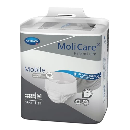 Molicare Premium Mobile 915878-0 Majtki do Nietrzymania Moczu, Biały, M