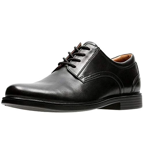 Beperkte aanbieding: Clarks Un Aldric Lace Derby's voor heren, zwart leder, 39.5 EU van 120.00 EUR naar 95.99 EUR (besparing 20%)