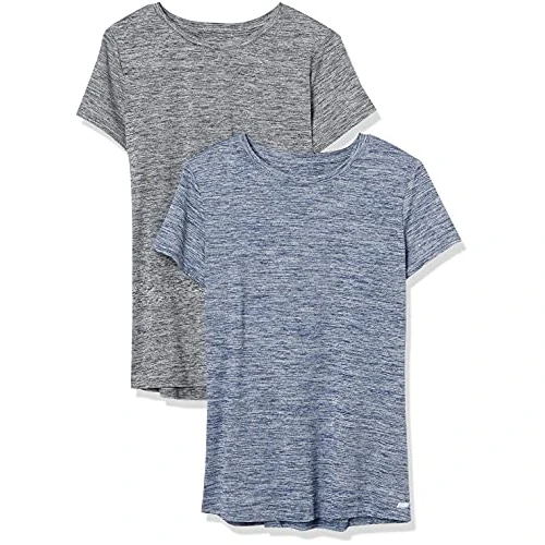 Limited offer: Amazon Essentials Women's Active Quick Dry Tech Stretch Workout Gym Short-Sleeve Crewneck T-Shirt, Multipacks from 17.90 EUR to 17.90 EUR (save 0%)