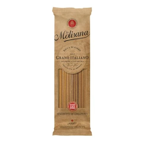 Offre limitée : La Molisana N°1 Spaghetto Quadrato Intégrale Pâte 500 g - Lot de 9 de 4.01 EUR à 4.01 EUR (remise 0%)