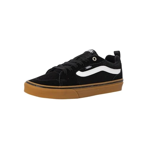 Vans Filmore Sneakers voor heren, suède canvas zwarte kauwgom, 48 EU