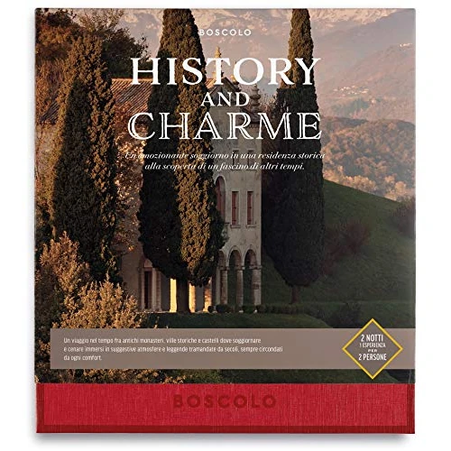 Offerta a tempo: Boscolo Gift History & Charme | Cofanetto Soggiorno 2 Notti in Una dimora storica| Idea Regalo Anniversario | 20+ Destinazioni | Hotel selezionati + Colazione Inclusa | Valido 12 Mesi - 0.00% da 539.00 € a 539.00 €