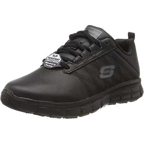 Skechers Kobiety Sure Track Erath Sneakersy, Czarny, 37 EU