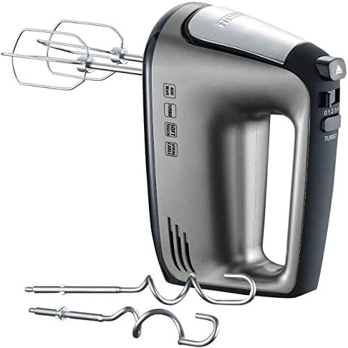 Tijdelijke aanbieding: SEVERIN Handmixer met spiraalkabel, ca. 400 W, HM 3832, zilver/zwart, 28,5 van 29.56 € naar 29.56 € (0.00% korting)