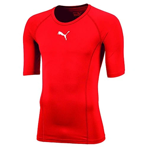 Offerta a tempo: Puma Liga Baselayer Tee SS Jr, Maglietta Compressione Unisex-Bambini, Rosso (Red), 176 - 36% da 27.95 € a 17.95 €