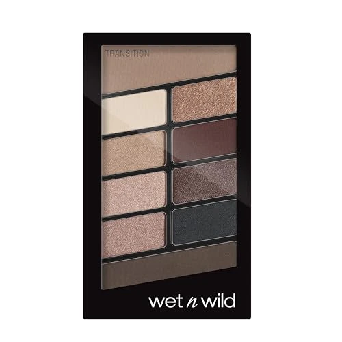 Offerta a tempo: Wet n Wild - Color Icon 10 Pan Palette - Palette Ombretti Occhi Makeup - 10 Colori, Mix di Finish Shimmer e Matte per Look Giorno e Sera - Tenuta Estrema, Facile da Sfumare - Vegan - Nude Awakening - 22% da 4.90 € a 3.80 €