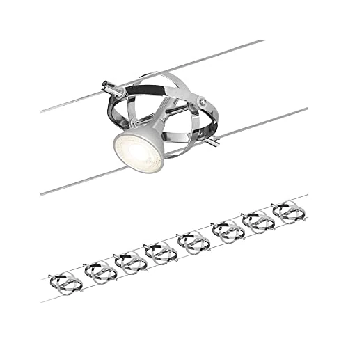 Oferta limitada: Paulmann Set Cardan Sistema de Cableado, Corduo, Corriente Continua, Máx. 8x10w, Tipo de Bombilla GU5,3, Regulable, Sistema de Cable Metálico, Lámpara LED, Bombillas No Incluidas, 94153 de 199.80 EUR a 199.80 EUR (ahorro 0%)