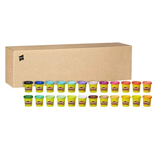 Offerta a tempo: Play-Doh Pasta Modellabile, Set di Plastilina Creativa da 24 Vasetti di Diversi Colori — 23% da 21,99 € a 16,99 €