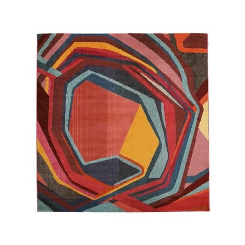 Offre limitee: RugVista Duet Tapis Moderne, 225x225 cm, Carré, Poil Moyen, Nettoyage à Sec, Salon, Salle de séjour, Chambre, Salle à Manger, Multicolore de 225.00 EUR a 225.00 EUR (economie 0%)