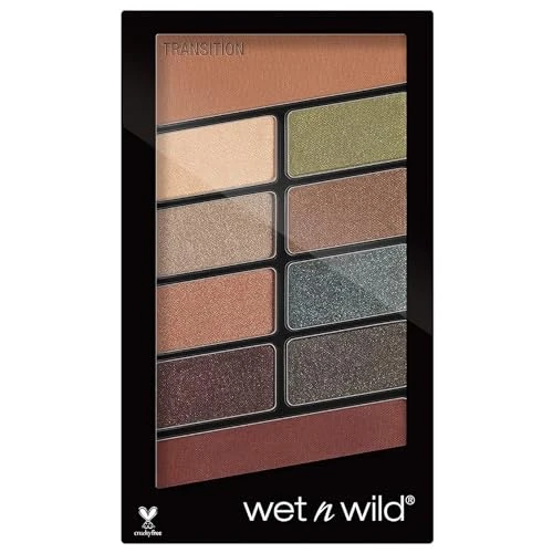 Wet n Wild - Color Icon 10 Pan Palette - Paleta de Sombras de Ojos Vegan - 10 Colores de Sombras Brillantes y Mates para el Día y la Noche, de Larga Duración y Fáciles de Mezclar - Comfort Zone