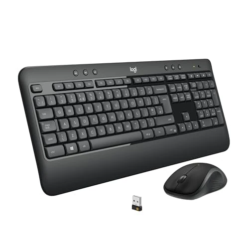 Limited-time offer: Logitech MK540 Wireless Keyboard and Mouse Combo for Windows, 2.4 GHz Wireless with USB Unifying Receiver, Wireless Mouse, Multimedia Hot Keys, 3-Year Battery Life, PC/Laptop, QWERTY Italian Layout from 67.16 GBP to 67.16 GBP (save 0%)