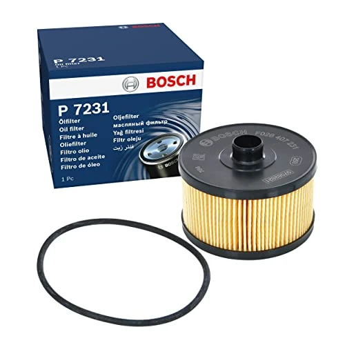 Offerta a tempo: Bosch Filtro Olio per Auto P7231 - Protegge l'olio motore da fuliggine e da particelle metalliche - Offre una lubrificazione efficace del motore - 8% da 9.24 € a 8.51 €