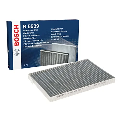 Offerta a tempo: Bosch Filtro Abitacolo ai Carboni Attivi R5529, Filtro di Ricambio - Contro cattivi odori, polline e polvere per un'aria più pulita all'interno del veicolo - 0.00% da 18.68 € a 18.68 €