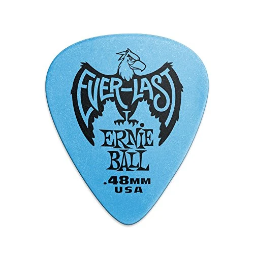 Limited-time offer: Ernie Ball .48 mm Blue Everlast Picks 12-pack from 7.29 £ to 6.49 £ (save 11%)