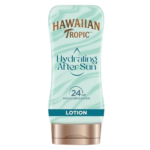 Offre limitee: Hawaiian Tropic | Après-soleil hydratant, Aide à préserver votre bronzage, 180 ml, Hydratation 24 heures, Avec de l’Aloe Vera, Vegan de 10.90 EUR a 7.43 EUR (economie 32%)