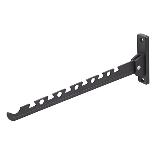 Offerta a tempo: Metafranc Ventilatore appendiabiti nero – 330 x 28 mm – portata 20 kg – Materiale stabile – funzione pieghevole salvaspazio / asta appendiabiti / gancio da parete / gancio pieghevole / gancio per - 0.00% da 18.13 € a 18.13 €