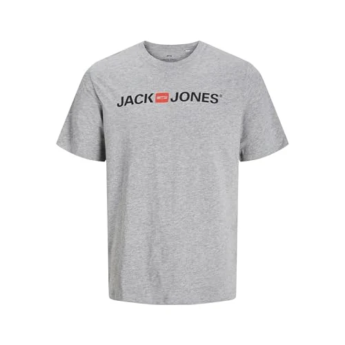 Tijdelijke aanbieding: JACK & JONES Jjecorp T-shirt met logo voor heren, met ronde hals en neus van 12.99 € naar 12.99 € (0.00% korting)