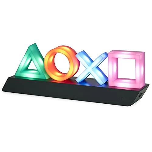 Limited-time offer: PlayStation Icons Light with 3 Light Modes - Sound Reactive, Dynamic Phasing, and Standard Mode - Gaming Room Decor and Gamer Lighting | Paladone from 24.99 £ to 21.00 £ (save 16%)