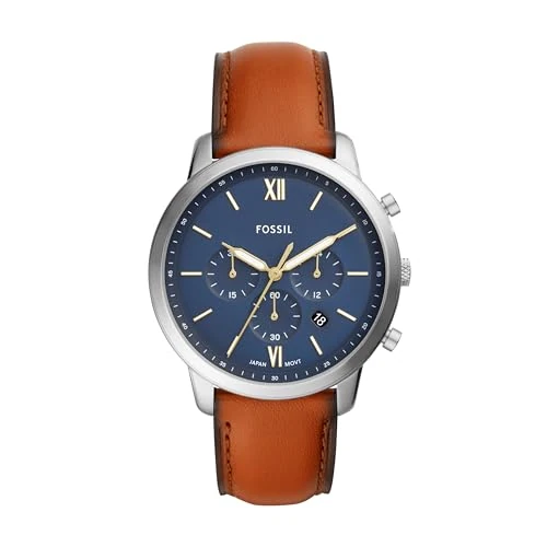 Offre limitée : Fossil Montre Neutra pour Homme, Mouvement chronographe à Quartz avec Bracelet en Cuir de 169.21 EUR à 123.52 EUR (remise 27%)