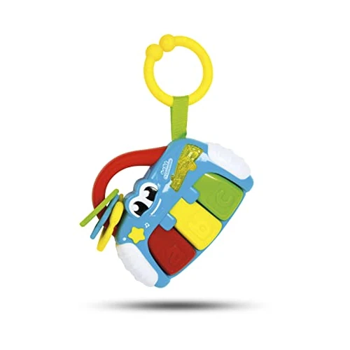 Offerta a tempo: Clementoni Baby Sonaglino Elettronico Baby Piano, Sonaglio Neonato 3+ Mesi, Gioco Prima Infanzia con Anelli, Luce e 3 Tasti Musicali, Stimola Lo Sviluppo Multisensoriale, Insegna Musica e ABC, 17221 - 26% da 11.90 € a 8.79 €