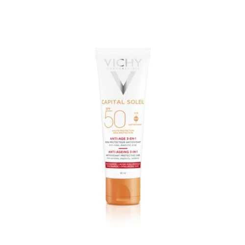 Offerta a tempo: Vichy Capital Soleil, Crema Viso Anti-Età 3in1 SPF50, Pelli Sensibili, 50ml - 0.00% da 18.99 € a 18.99 €