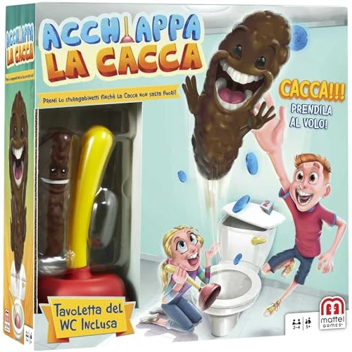 Offre limitee: Mattel Games Toilettes Folies ! Jeu De Société avec Ventouse, Cuvette De Toilette Et Crotte À Attraper, Jouet Enfant, Dès 5 Ans, FWW30 de 34.49 EUR a 34.49 EUR (economie 0%)