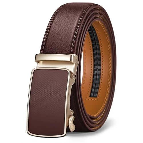 Limited-time offer: BULLIANT Men's Belt, Leather Ratchet Belt for Men Dress 1 3/8",Trim to Fit(Light Brown-30-36" Waist Adjustable) from 16.71 £ to 16.71 £ (save 0.00%)