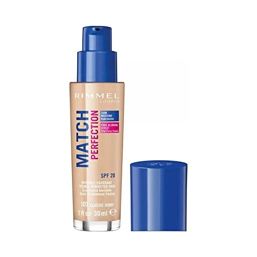 Offerta a tempo: Rimmel Match Perfection Foundation, Fair avorio, 30 ml - 52% da 9.25 € a 4.40 €