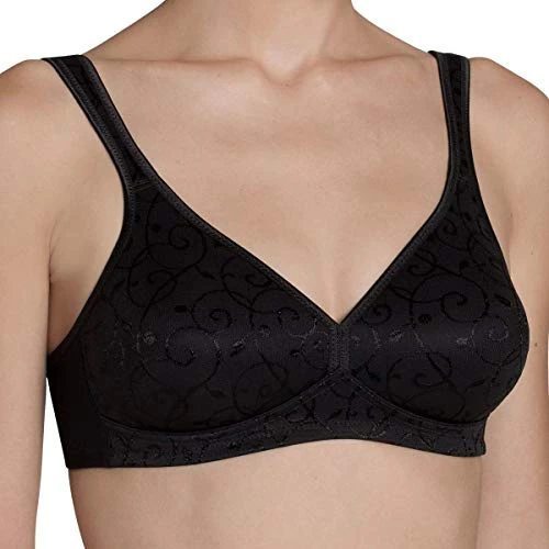 Offerta a tempo: Triumph Donna Elegant Cotton N, Bra, BLACK, 6C - 39% da 48.50 € a 29.44 €