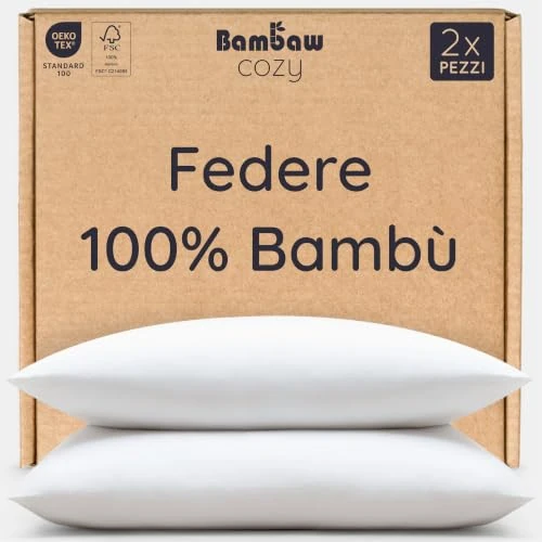 Limited-time offer: Bambaw 100% Viscose Derived from Bamboo Pillowcase Pack of 2, 50x75 cm, Super Soft Pillow Cases, Cooling Pillowcases - White from $23.99 to $19.99 (save 16.67%)