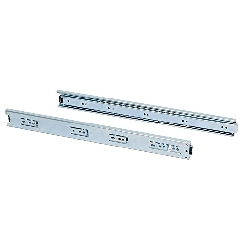 Offre limitée : Emuca 3028905 Paire de coulisses/glissières à billes sortie totale 45mm x 650mm pour tiroir de 19.27 € à 19.27 € (0.00% de remise)