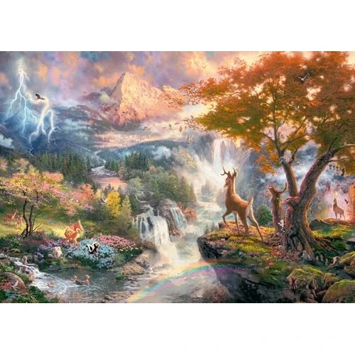 Offerta a tempo: Schmidt Spiele CGS_59486 Thomas Kinkade: Disney - Bambi Puzzle, Multicolor - 13% da 16.00 € a 13.95 €