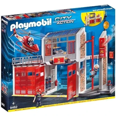 Offerta a tempo: PLAYMOBIL City Action 9462 - Grande Centrale dei Vigili del Fuoco, Dai 5 anni - 11% da 94.99 € a 84.50 €