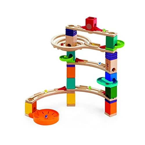 Limited offer: Hape Cliffhanger | Quadrilla Cliffhanger Wooden Marble Run, Marble Maze Run Set, Early Educational STEAM Development Building Toys for Kids, Multicolour from 73.76 EUR to 67.86 EUR (save 8%)